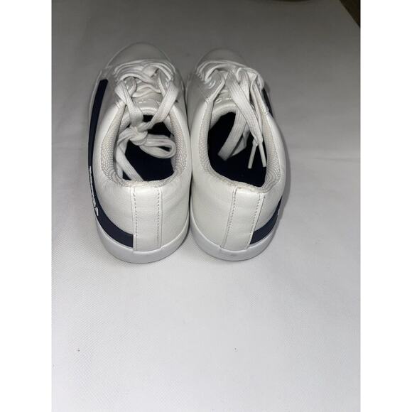 Nautica Endesha Sz 8.5 Low Top Sneakers Shoe White Navy Women’s Fashion‎ NEW - Picture 4 of 10